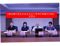 協(xié)會(huì)召開《煙花爆竹批發(fā)企業(yè)安全生產(chǎn)管理手冊(cè)編寫導(dǎo)則》宣貫視頻會(huì)議